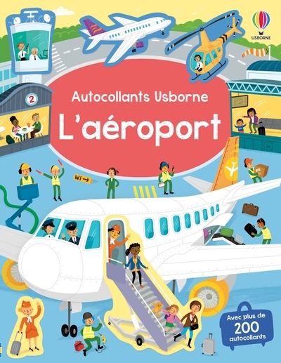 L'aéroport - Autocollants Usborne - Dès 3 ans