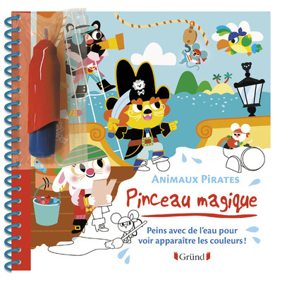 Pinceau magique - Animaux pirates