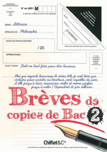 Brèves de copies de Bac  - Volume 2