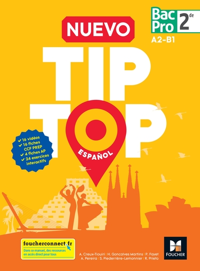 Español 2de Bac Pro A2-B1 Nuevo Tip Top - Manuel élève - Anissa Creux-Tiouiri