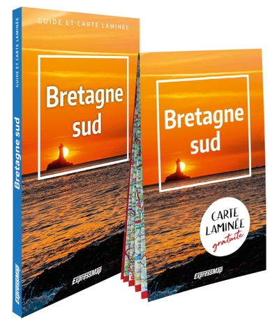 Bretagne sud (guide et carte laminée)