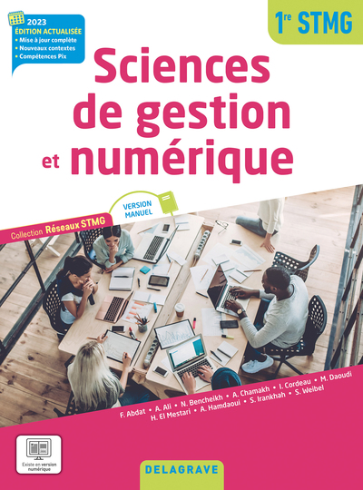 Réseaux Stmg - Sciences De Gestion Et Numérique 1re Stmg (2023) - Manuel Élève