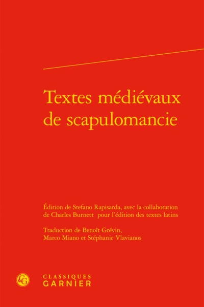 Textes médiévaux de scapulomancie