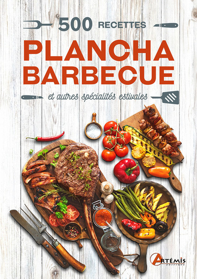 500 recettes plancha, barbecue