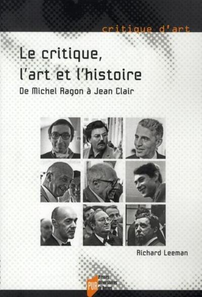 Le Critique, l'art et l'histoire