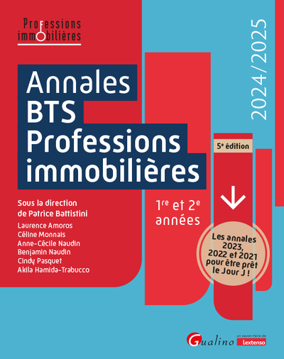 Annales BTS - Professions immobilières