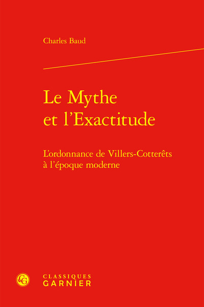 Le Mythe et l'Exactitude - Denis et Elizabeth Crouzet