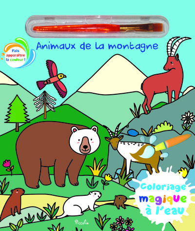 Les Animaux De La Montagne, Coloriage Magique À L'Eau