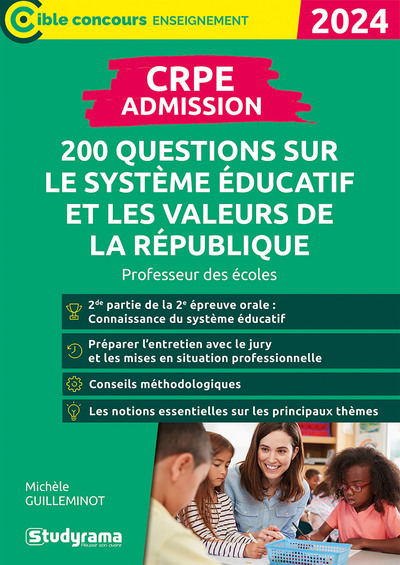 CRPE – Admission – 200 questions sur le système éducatif et les valeurs de la République