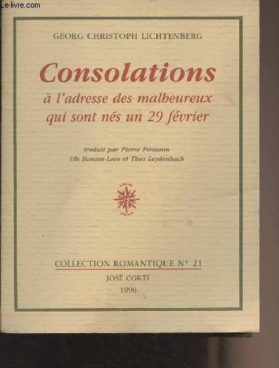 Consolations à l'adresse des malheureux qui sont nés un 29 février