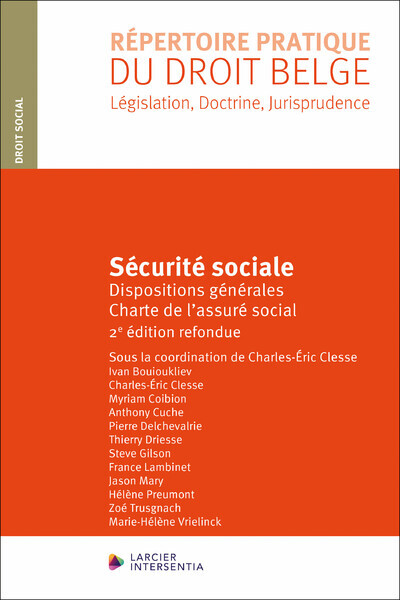 Sécurité sociale - Dispositions générales - Charte de l'assuré social - THIERRY DRIESSE