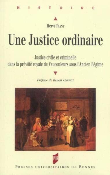 Une Justice ordinaire