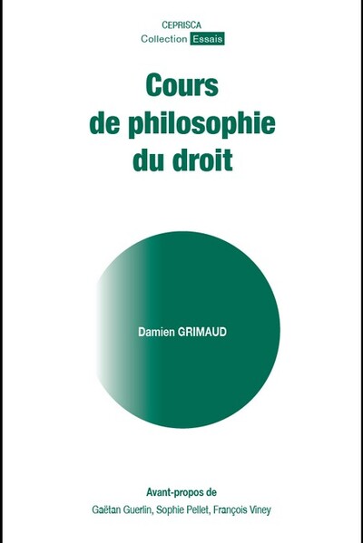 Cours De Philosophie Du Droit