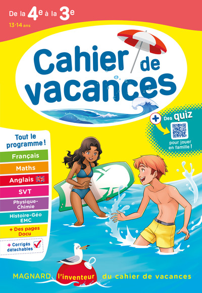 Cahier de vacances 2024, de la 4e vers la 3e - Jean-Dominique Picchiottino