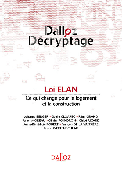 Loi ELAN - 1ère édition