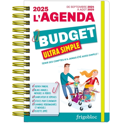 Agenda 2025 Ultra Simple du budget ! (de sept. 2024 à août 2025)