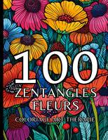 100 zentangles fleurs - Carnet de couleur Chromathérapie