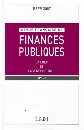 Revue française de finances publiques N° 97, Mars 2007 Volume 2007