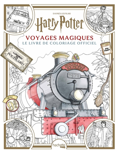 Coloriage Harry Potter  - Voyages Magiques