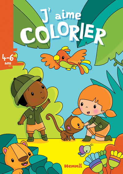 J'aime colorier (4-6 ans) (La jungle) - Elen Lescoat