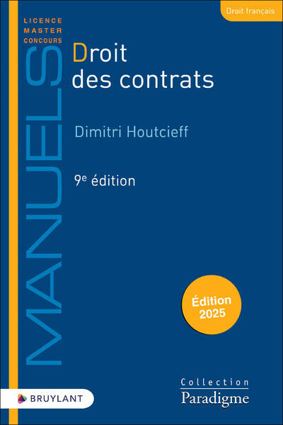 Droit des contrats - Dimitri Houtcieff