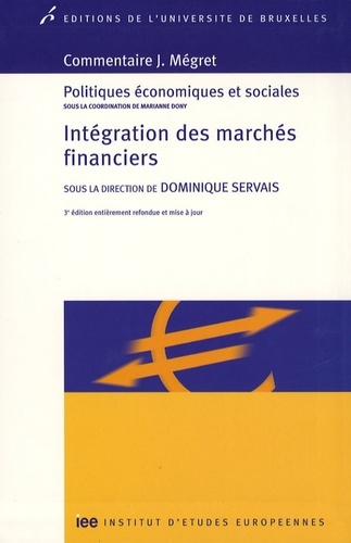 L Integration Des Marches Financiers