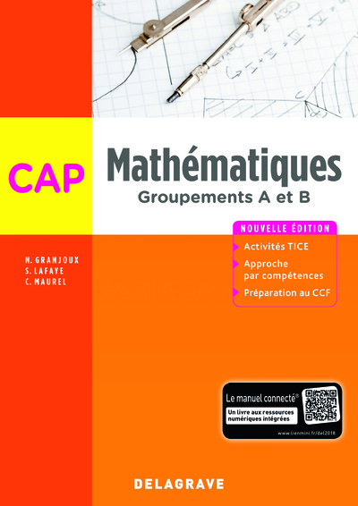 Mathématiques - Groupement A Et B - Cap (2018) - Pochette Élève, Groupements A Et B