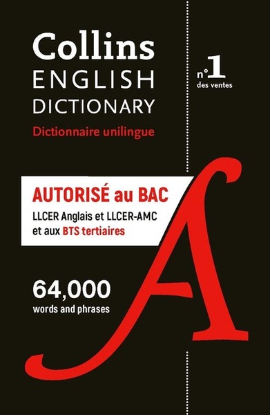 Collins English Dictionary, Dictionnaire Unilingue Autorisé Aux Examens - Collectif