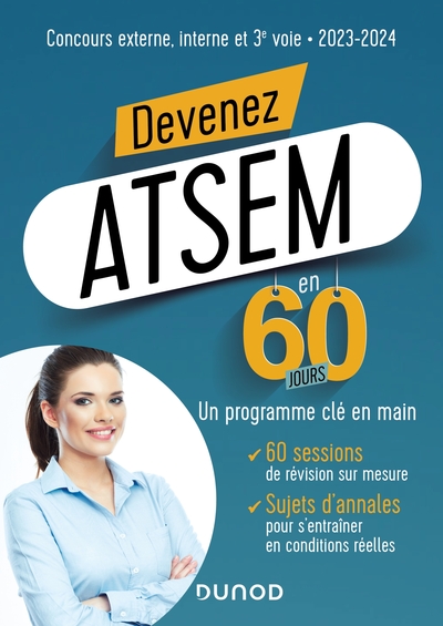 Devenez ATSEM en 60 jours - 2023-2024 - Nathalie Assouly-Brun