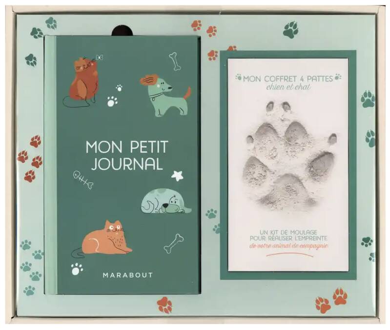 Coffret Empreintes chats & chiens - Collectif