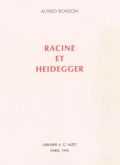 Racine Et Heidegger