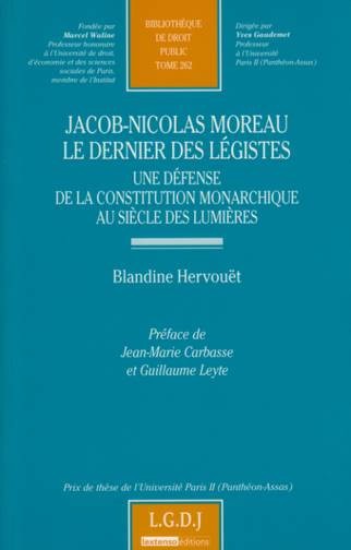 Jacob-Nicolas Moreau, le dernier des légistes - Tome 262