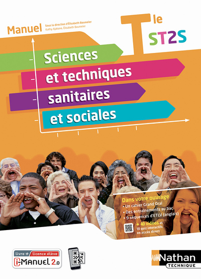 Sciences et techniques sanitaires et sociales Manuel - Term ST2S - Livre + licence élève - 2022. - Élisabeth Baumeier