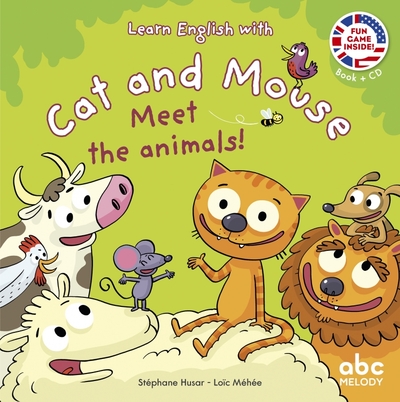 Meet the Animals ! - Cat and Mouse - (Book + CD) - Stéphane Husar