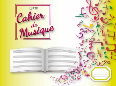 Cahier de musique 4 portées - Denis Roux