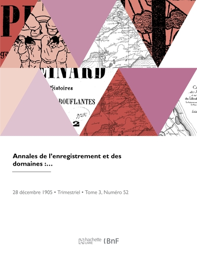 Annales de l'enregistrement et des domaines