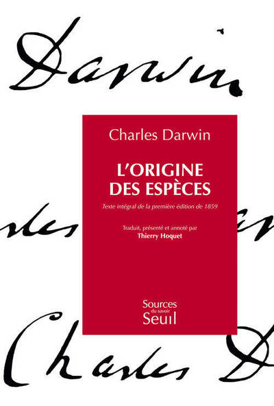 L'Origine des espèces - Charles Darwin