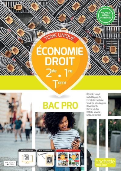 Economie Droit 2de 1re Tle Bac Pro - Volume 2