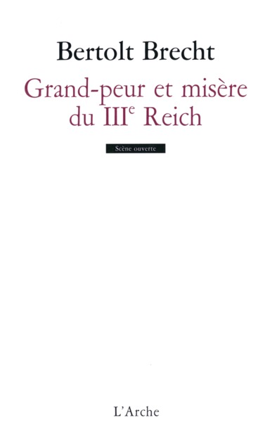 Grand-Peur Et Misère Du Iiie Reich , Edition Annotée Avec Scènes Inédites En Français