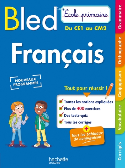 Bled Ecole primaire Français du CE1 au CM2 - Claude Couque