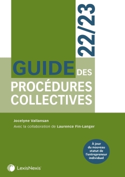 Guide des procédures collectives 22/23 - Laurence Fin-Langer