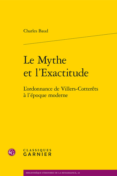 Le Mythe et l'Exactitude