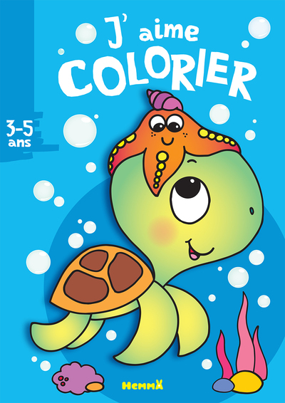 J'aime colorier (3-5 ans) (Tortue) - Nadine Piette