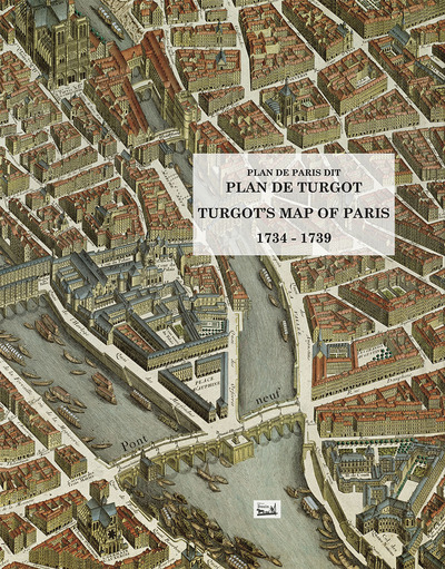 Plan de Paris dit Plan de Turgot en couleurs et au format original - Louis Bretez