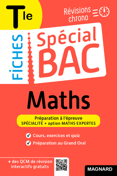 Spécial Bac Fiches Maths + Maths Expertes Tle Bac 2025 - Vito Punta