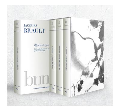 Jacques Brault, oeuvres I à IV (1965-2022), coffret - François Dumont, Jacques Brault