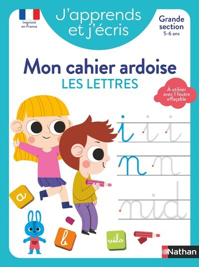 J'apprends et j'écris - Mon cahier ardoise Les lettres GS - Mathilde Marin