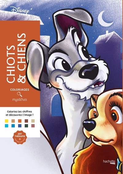 Coloriages Mystères Disney - Chiots Et Chiens, Coloriez Les Chiffres Et Découvrez Les Images !