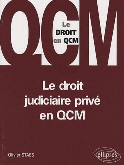 Le Droit Judiciaire Prive En Qcm