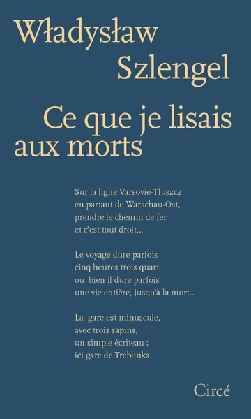 Ce Que Je Lisais Aux Morts